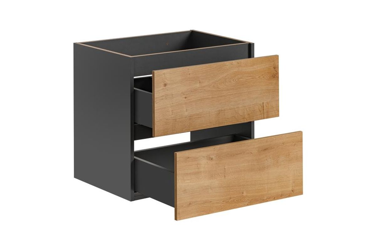 MONAKO GREY OAK 60CM SERVANTSKAP