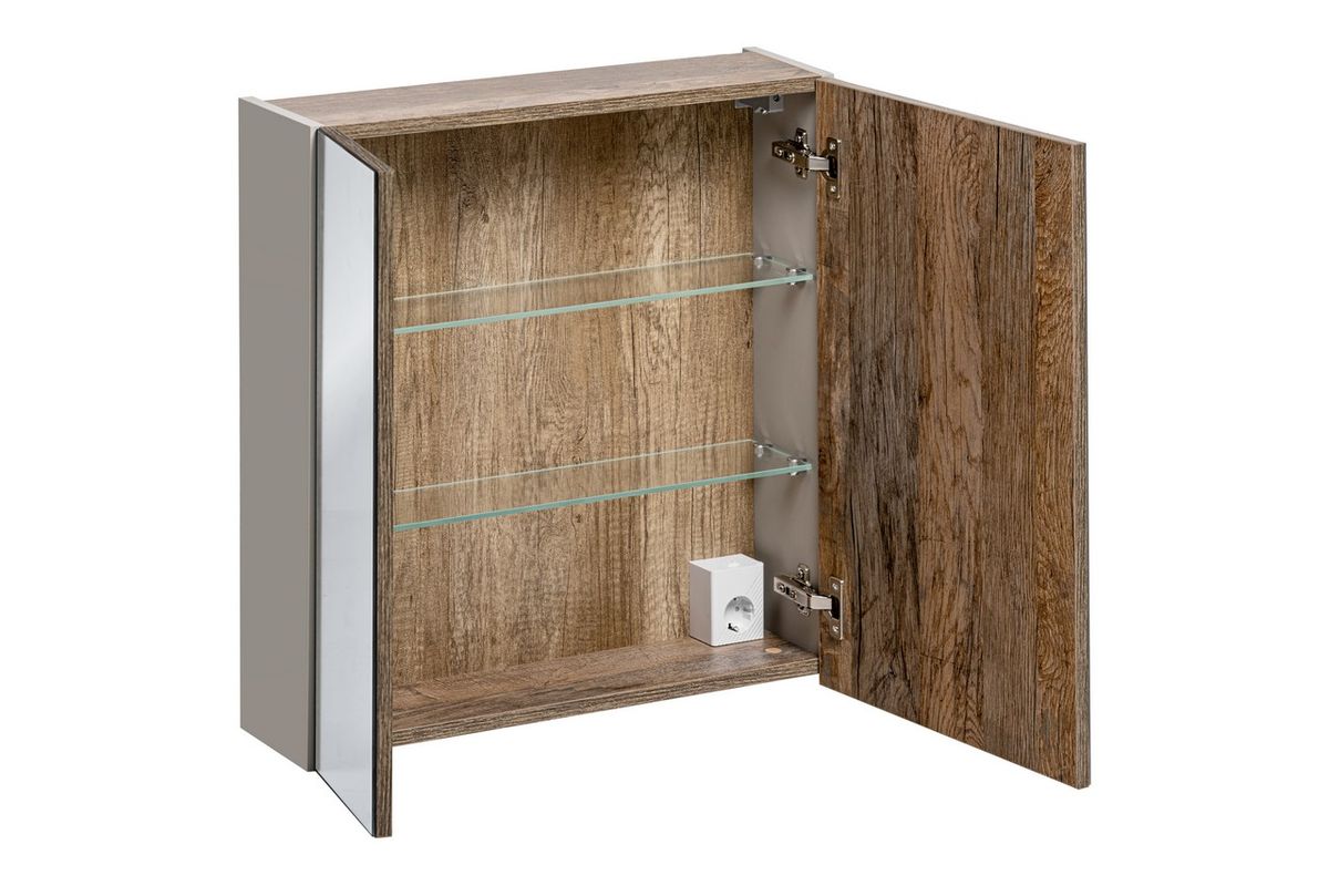 SANTA FE TAUPE 84-60cm Speilskap