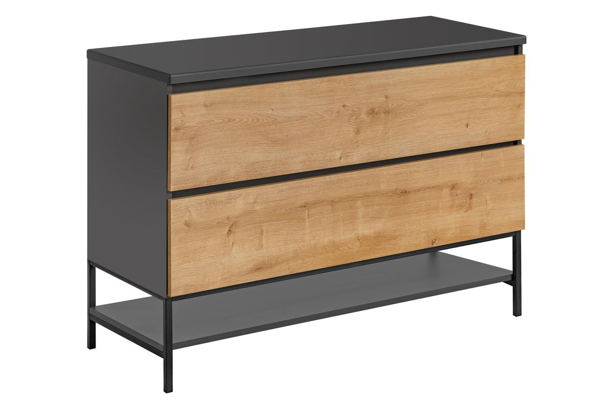 MONAKO GREY OAK 120CM SERVANTSKAP