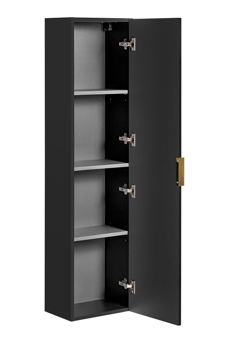 ADEL BLACK 140CM HØYSKAP